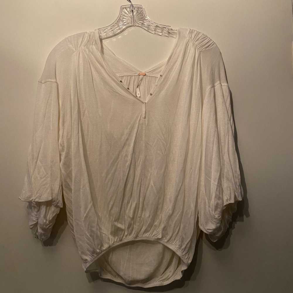 White bubble shirt